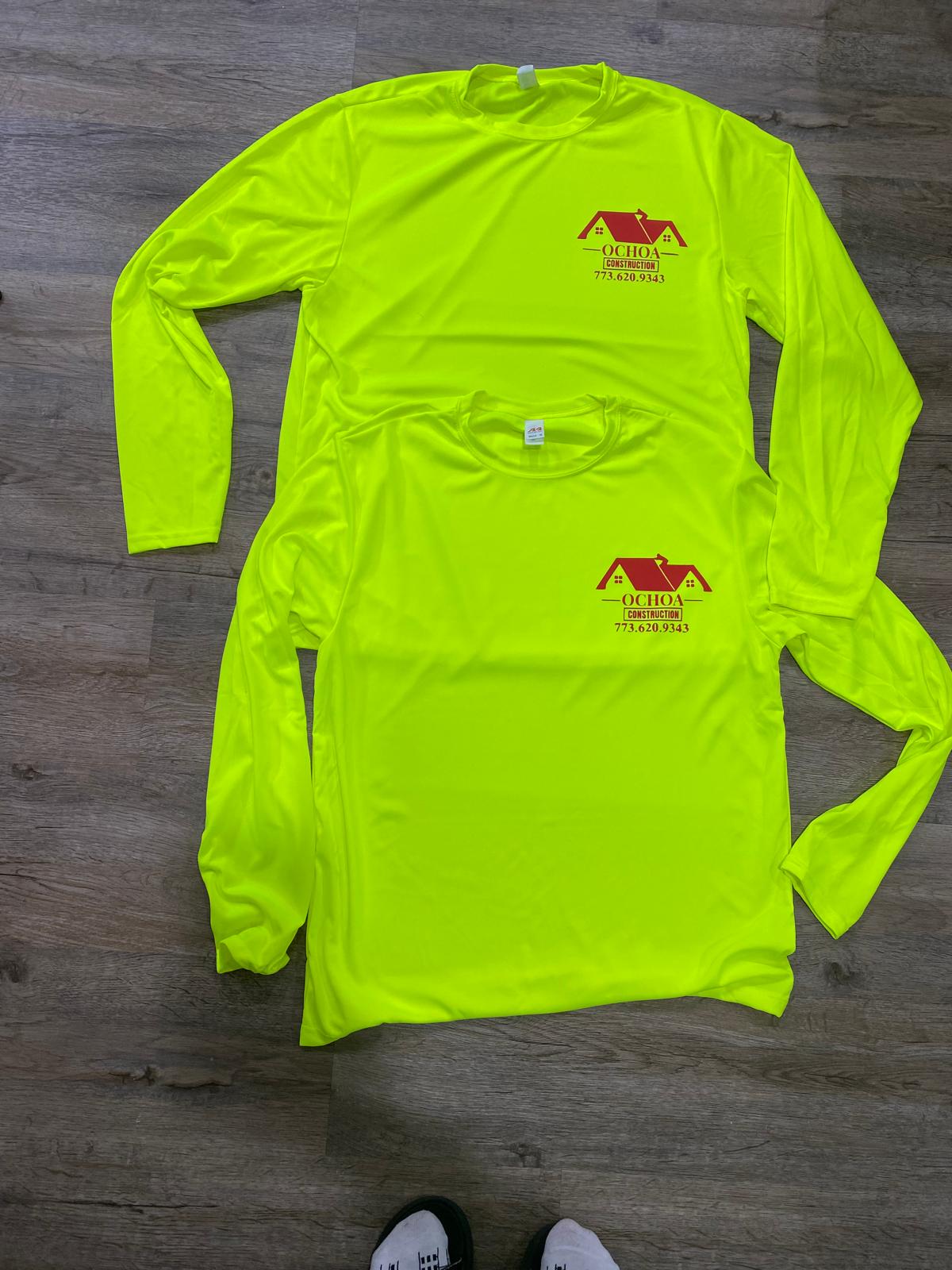Long sleeve 100 % polyester