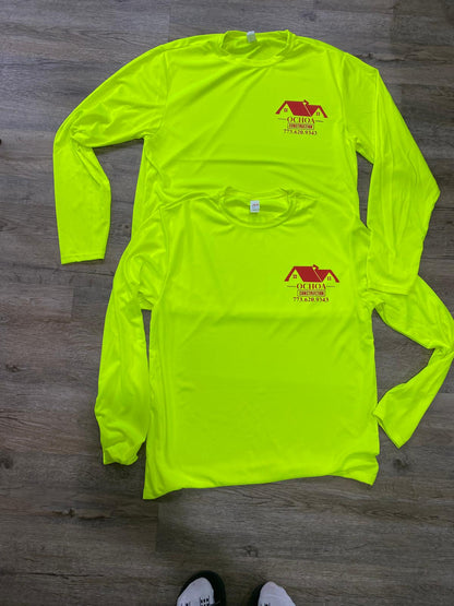 Long sleeve 100 % polyester